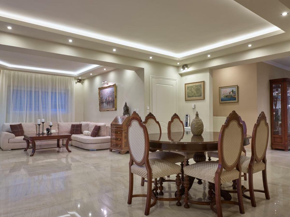 Golden July Luxury Villa Akrotiri  Buitenkant foto