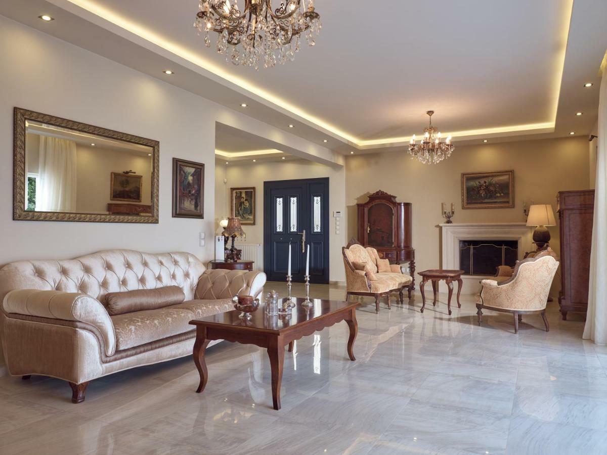Golden July Luxury Villa Akrotiri  Buitenkant foto